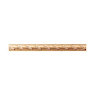 Schnitzleiste 18 x 8 mm, Buche roh Länge 2440 mm