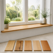 Massivholz-Fensterbank 19 mm nach Maß