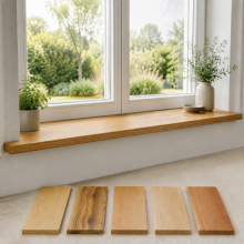 Massivholz-Fensterbank 25 mm nach Maß
