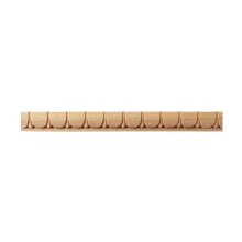 Schnitzleiste 18 x 9 mm, Buche roh Länge 2440 mm