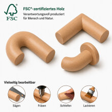 Handlauf Verbindungsbogen 90° für Rundhandlauf Ø 42 mm – BR-HL-90BO42