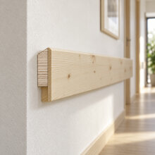 Montageleiste FK-ML3510, Breite: 35 mm, Höhe: 10 mm, Holzart: Massivholz