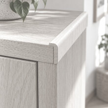 Eckleiste FK-EL27, Breite: 28 mm, Höhe: 28 mm, Holzart: Massivholz