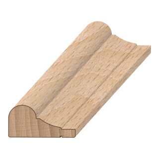 Profilleiste FK-P3115, Breite: 31 mm, Höhe: 15 mm, Holzart: Massivholz