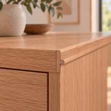 Schmalrahmenleiste FK-PL1808, Breite: 18 mm, Höhe: 4 mm, Holzart: Massivholz