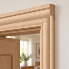 Türstockleiste FK-P5522, Breite: 55 mm, Höhe: 22 mm, Holzart: Massivholz