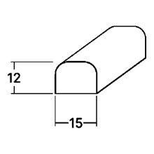 Sprossenleiste FK-SPS2, Breite: 15 mm, Höhe: 11,5...