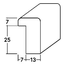 Rahmenleiste FK-RL37, Breite: 20 mm, Höhe: 32 mm,...