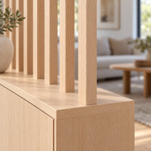 Vierkantleiste FK-AL2020, Breite: 20 mm, Höhe: 20 mm, Holzart: Massivholz