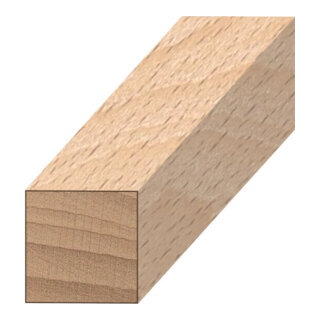 Vierkantleiste FK-AL2525, Breite: 25 mm, Höhe: 25 mm, Holzart: Massivholz