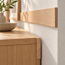 Vierkantleiste FK-AL6010, Breite: 60 mm, Höhe: 10 mm, Holzart: Massivholz