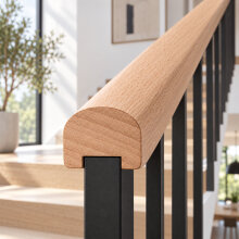 Profilhandlauf 50 × 40 mm mit Nut 21 × 7 mm – FK-HL39