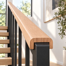 Design-Profilhandlauf 48 × 19 mm mit Nut 32,5 × 10 mm – FK-HLPD4819