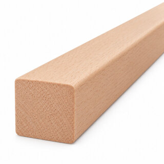 Quadrathandlauf 45 x 45 mm, Zuschnitt nach Länge, roh geschliffen, Radius 3 mm