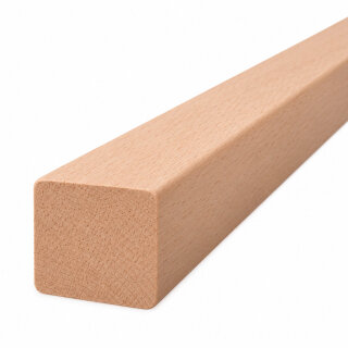 Quadrathandlauf 50 x 50 mm, Zuschnitt nach Länge, roh geschliffen, Radius 3 mm