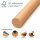Riffelstab Massivholz Ø 20 mm, 1000 mm, roh
