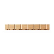 Schnitzleiste 25 x 6 mm, Buche roh Länge 2440 mm