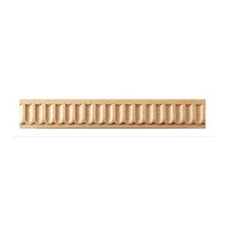 Schnitzleiste 25 x 6 mm, Buche roh Länge 2440 mm (8 Stück)