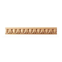 Schnitzleiste 26 x 13 mm, Buche roh Länge 2440 mm