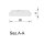 Schnitzleiste 26 x 6 mm, Buche roh Länge 2440 mm