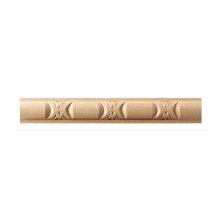 Schnitzleiste 27 x 9 mm, Buche roh Länge 2440 mm