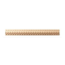 Schnitzleiste 28 x 8 mm, Buche roh Länge 2440 mm