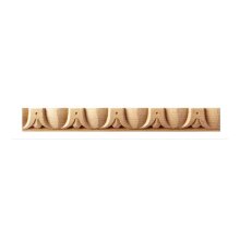 Schnitzleiste 30 x 20 mm, Buche roh Länge 2440 mm