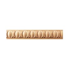 Schnitzleiste 32 x 10 mm, Buche roh Länge 2440 mm