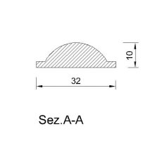 Schnitzleiste 32 x 10 mm, Buche roh Länge 2440 mm