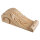 Schnitzornament-Kapitell aus Linde Massivholz, 210 × 110 × 70 mm – FK-KA110RLI