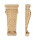 Schnitzornament-Kapitell aus Linde Massivholz, 254 × 116 × 44 mm – FK-KA228RLI