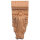 Schnitzornament-Kapitell aus Buche Massivholz, 112 × 50 × 40 mm – FK-KA537RBU