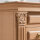 Schnitzornament-Kapitell aus Buche Massivholz, 70 × 70 × 22 mm – FK-KA632RBU