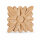 Schnitzornament aus Buche Massivholz, 60 × 60 × 6 mm – FK-SB6060RBU