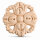 Schnitzornament-Rosette aus Buche Massivholz, 85 × 8 mm – FK-SB7065RBU