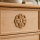 Schnitzornament-Rosette aus Buche Massivholz, 85 × 8 mm – FK-SB7065RBU