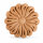 Schnitzornament-Rosette aus Buche Massivholz, 60 × 7 mm – FK-SB8060RBU