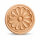 Schnitzornament-Rosette aus Buche Massivholz, 100 × 7 mm – FK-SB8090RBU