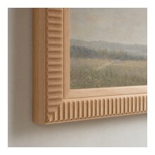 Schnitzleiste 38 x 7 mm, Buche roh Länge 2440 mm