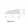 Schnitzleiste 40 x 12 mm, Buche roh Länge 2440 mm