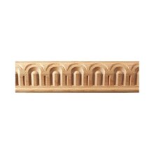 Schnitzleiste 50 x 12 mm, Buche roh Länge 2440 mm