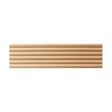 Schnitzleiste 50 x 7 mm, Buche roh Länge 2440 mm