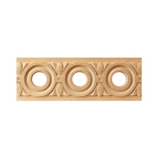 Schnitzleiste 60 x 8 mm, Buche roh Länge 2440 mm