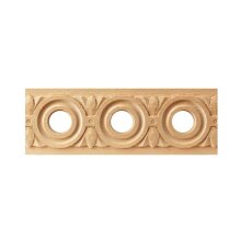 Schnitzleiste 60 x 8 mm, Buche roh Länge 2440 mm