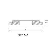 Schnitzleiste 60 x 8 mm, Buche roh Länge 2440 mm