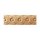Schnitzleiste 60 x 9 mm, Buche roh Länge 2440 mm