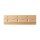 Schnitzleiste 60 x 9 mm, Buche roh Länge 2440 mm