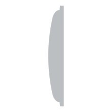 Schnitzleiste 60 x 9 mm, Buche roh Länge 2440 mm