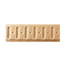 Schnitzleiste 63 x 7 mm, Buche roh Länge 2440 mm
