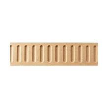 Schnitzleiste 76 x 6 mm, Buche roh Länge 2440 mm